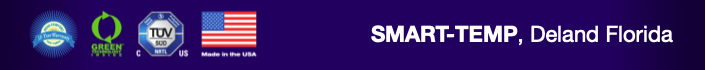 Smart-Temp certifications and Deland Florida banner